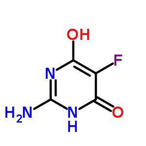 4(1H)-pyrimidinone, 2-amino-5-fluoro-6-hydroxy-(9ci) Structure,669-96-5Structure