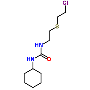 1-[2-(2-Chloroethylsulfanyl)ethyl]-3-cyclohexyl-urea Structure,66929-52-0Structure