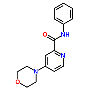 2-Pyridinecarboxamide,4-(4-morpholinyl)-n-phenyl- Structure,66933-49-1Structure