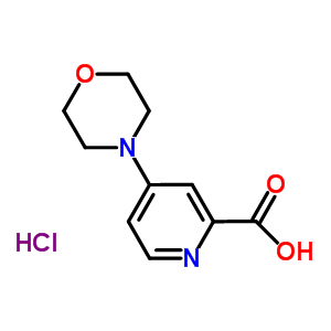 4-Morpholin-4-yl-pyridine-2-carboxylic acidhydrochloride Structure,66933-70-8Structure