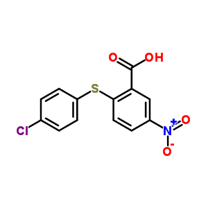 2-[(4-Chlorophenyl)thio]-5-nitrobenzoic acid Structure,66949-29-9Structure