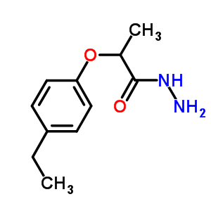 2-(4-乙基苯氧基)丙肼結(jié)構(gòu)式_669705-42-4結(jié)構(gòu)式