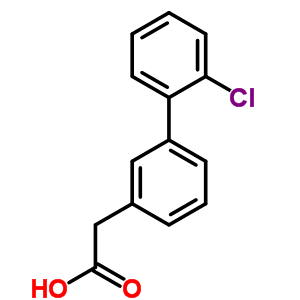 (2-Chlorobiphenyl-3-yl)acetic acid Structure,669713-78-4Structure