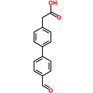 (4-Formyl-biphenyl-4-yl)-acetic acid Structure,669713-90-0Structure