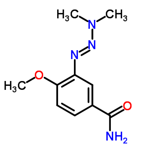 Benzamide, 3-(3,3-dimethyl-1-triazenyl)-4-methoxy- Structure,66974-78-5Structure