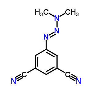 5-Dimethylaminodiazenylbenzene-1,3-dicarbonitrile Structure,66974-82-1Structure