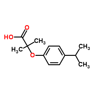 2-(4-Isopropylphenoxy)-2-methylpropanoic acid Structure,669747-64-2Structure