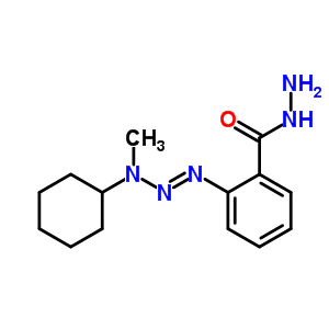 2-(Cyclohexyl-methyl-amino)diazenylbenzohydrazide Structure,66975-08-4Structure