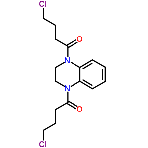 4-Chloro-1-[4-(4-chlorobutanoyl)-2,3-dihydroquinoxalin-1-yl]butan-1-one Structure,6699-43-0Structure