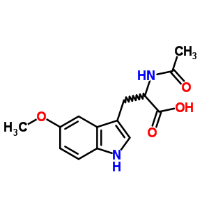 2-Acetamido-3-(5-methoxy-1h-indol-3-yl)propanoic acid Structure,67010-09-7Structure