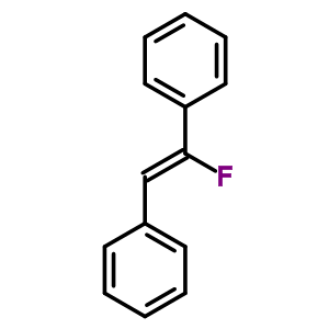 Benzene,1,1-[(1z)-1-fluoro-1,2-ethenediyl]bis- Structure,671-18-1Structure