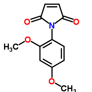 1-(2,4-Dimethoxy-phenyl)-pyrrole-2,5-dione Structure,67154-42-1Structure