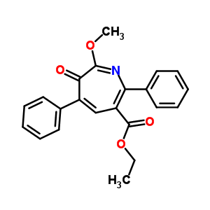 Ethyl 7-methoxy-6-oxo-2,5-diphenyl-azepine-3-carboxylate Structure,67171-71-5Structure