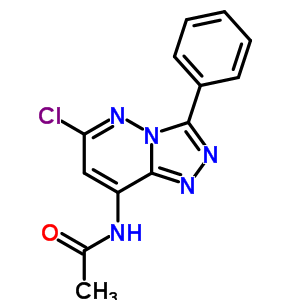 Acetamide,n-(6-chloro-3-phenyl-1,2,4-triazolo[4,3-b]pyridazin-8-yl)- Structure,6722-86-7Structure