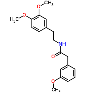 N-(2-(3,4-dimethoxyphenyl)ethyl)-2-(3-methoxyphenyl)acetamide Structure,67237-63-2Structure