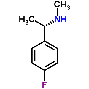 (S)-n-甲基-1-(4-氟苯基)乙胺結(jié)構(gòu)式_672906-67-1結(jié)構(gòu)式