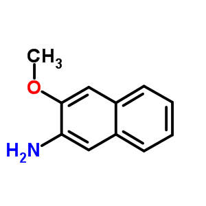 3-Methoxy-2-naphthalenamine Structure,67291-63-8Structure