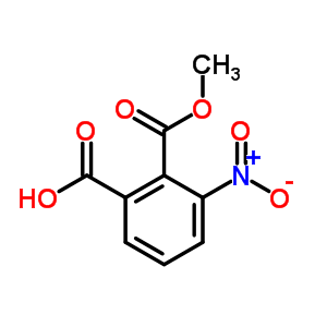 2-(Methoxycarbonyl)-3-nitrobenzoic acid Structure,6744-85-0Structure