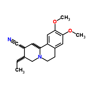 2H-benzo[a]quinolizine-2-carbonitrile,  3-ethyl-1,3,4,6,7,11b-hexahydro-9,10-dimethoxy- Structure,67455-76-9Structure