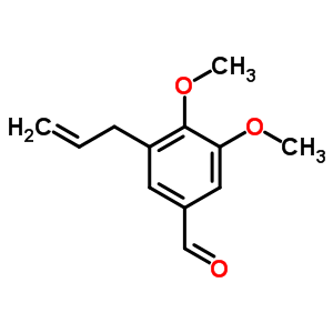 3-Allyl-4,5-dimethoxy-benzaldehyde Structure,67483-49-2Structure