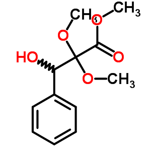 Methyl 3-hydroxy-2,2-dimethoxy-3-phenyl-propanoate Structure,67498-15-1Structure