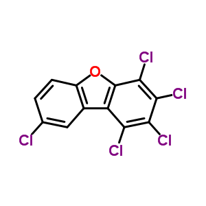 1,2,3,4,8-Pentachlorodibenzofuran Structure,67517-48-0Structure