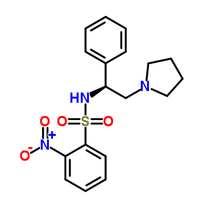 (S)-2-硝基-n-(1-苯基-2-吡咯烷-1-乙基)-苯磺酰胺結(jié)構(gòu)式_675602-60-5結(jié)構(gòu)式