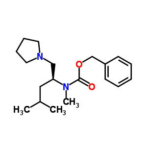 (S)-1-吡咯烷-2-(n-cbz-n-甲基)氨基-4-甲基戊烷結(jié)構(gòu)式_675602-77-4結(jié)構(gòu)式