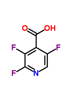 2,3,5-三氟吡啶-4-羧酸結(jié)構(gòu)式_675602-91-2結(jié)構(gòu)式
