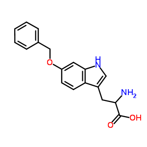 6-(苯基甲氧基)-色氨酸結構式_67607-63-0結構式