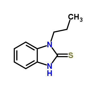 2H-benzimidazole-2-thione,1,3-dihydro-1-propyl-(9ci)Structure,67624-25-3Structure 2H-benzimidazole-2-thione,1,3-dihydro-1-propyl-(9ci) Structure,67624-25-3Structure