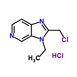 2-(Chloromethyl)-3-ethyl-3h-imidazo4,5-cpyridine hydrochloride Structure,676464-97-4Structure