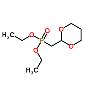 2-(Diethoxyphosphorylmethyl)-1,3-dioxane Structure,67730-29-4Structure