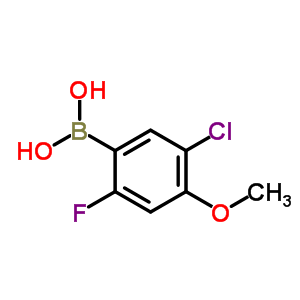 5-Chloro-2-fluoro-4-methoxyphenylboronic acid Structure,677741-96-7Structure