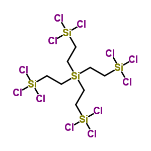 Tetrakis(trichlorosilylethyl)silane Structure,67776-46-9Structure