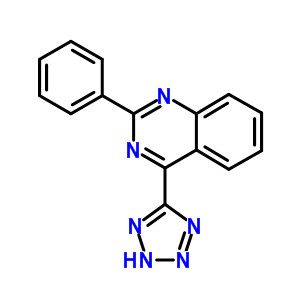 2-苯基-4-(1H-四唑-5-基)-喹唑啉結(jié)構(gòu)式_67824-29-7結(jié)構(gòu)式