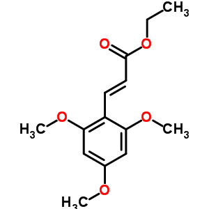 2,4,6-Trimethoxycinnamic acid ethyl ester Structure,67827-53-6Structure