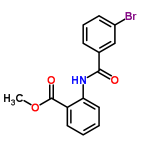 2-(3-Bromobenzoylamino)benzoic acid methyl ester Structure,67836-48-0Structure