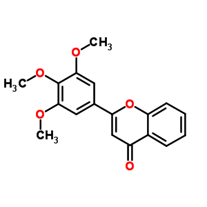 3’,4’,5’-Trimethoxyflavone Structure,67858-30-4Structure