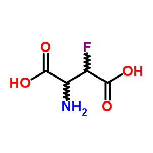 2-Amino-3-fluoro-butanedioic acid Structure,67866-76-6Structure