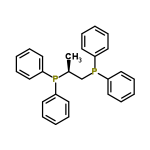 (S)-(-)-1,2-雙(二苯基膦)丙烷結(jié)構(gòu)式_67884-33-7結(jié)構(gòu)式