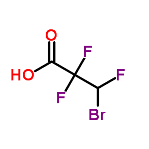 3-Bromo-2,2,3-trifluoropropanoic acid Structure,679-95-8Structure