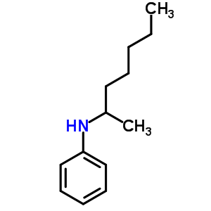 N-(2-庚基)苯胺結(jié)構(gòu)式_67915-63-3結(jié)構(gòu)式