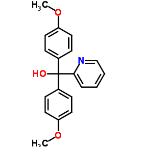 Bis(4-methoxyphenyl)-pyridin-2-yl-methanol Structure,67916-54-5Structure