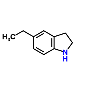 5-乙基吲哚啉結(jié)構(gòu)式_67932-65-4結(jié)構(gòu)式