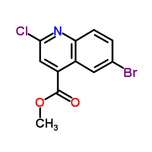 Methyl 6-bromo-2-chloroquinoline-4-carboxylate Structure,680213-43-8Structure