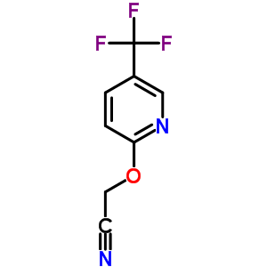 2-[[5-(Trifluoromethyl)-2-pyridyl]oxy]acetonitrile Structure,680593-95-7Structure