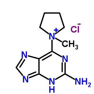 1-(2-Amino-7h-purin-6-yl)-1-methylpyrrolidinium chloride Structure,680622-68-8Structure