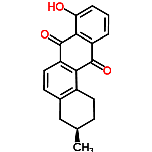 (R)-8-hydroxy-3-methyl-1,2,3,4-tetrahydrobenz[a]anthracene-7,12-dione Structure,681001-30-9Structure