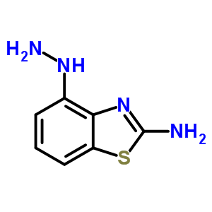 2-Benzothiazolamine,4-hydrazino-(9ci) Structure,68140-94-3Structure